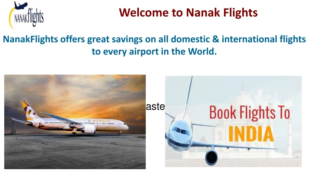 welcome to nanak flights