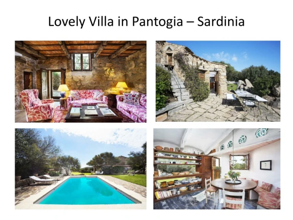 Buy Lovely Villa in Pantogia, Sardinia (in cottage style) - Terragente