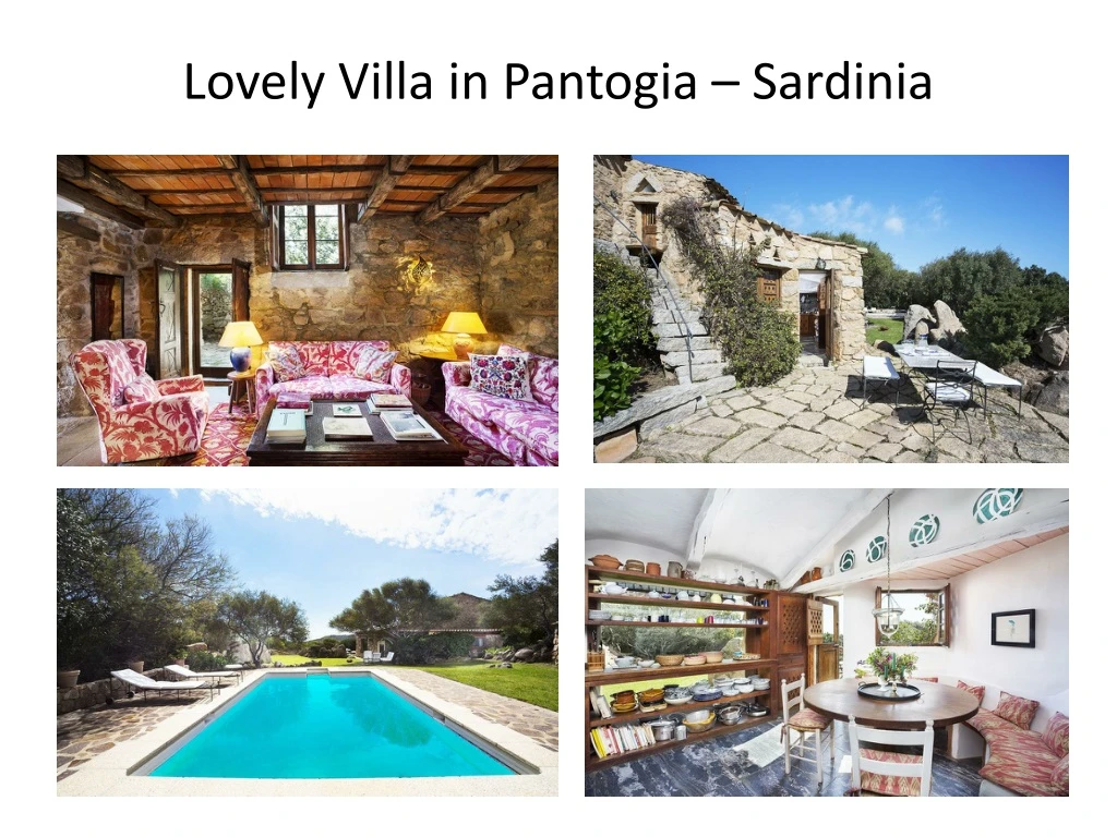 lovely villa in pantogia sardinia