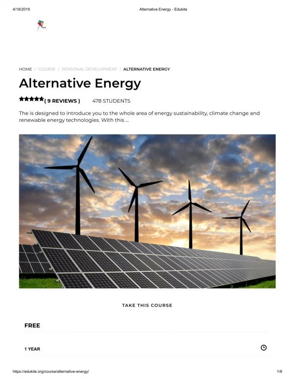 Alternative Energy - Edukite