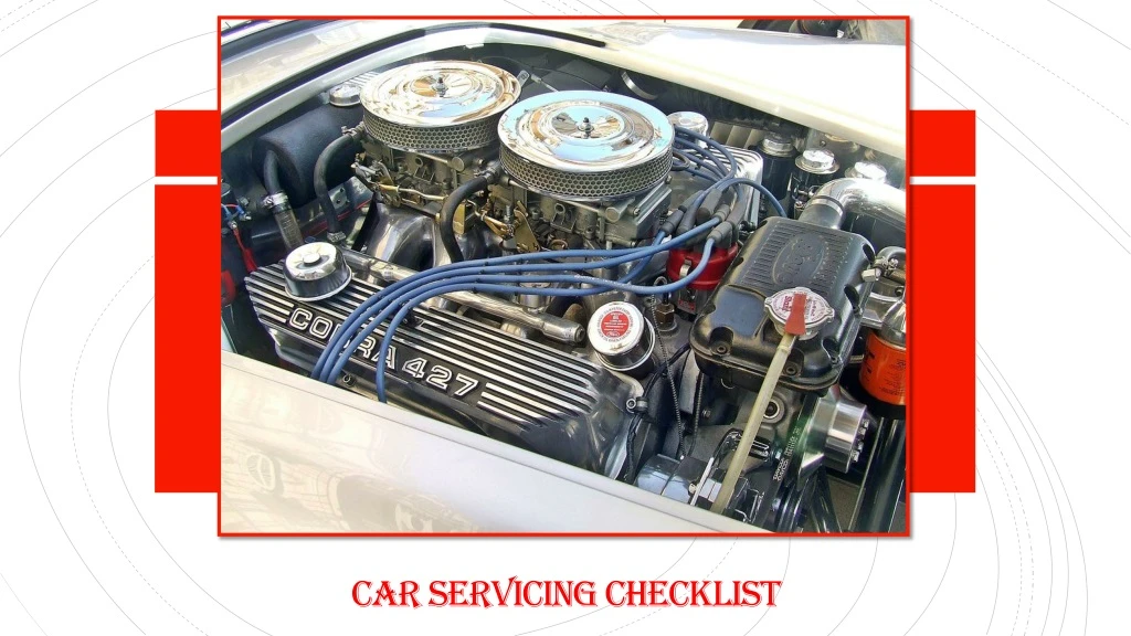 car servicing checklist