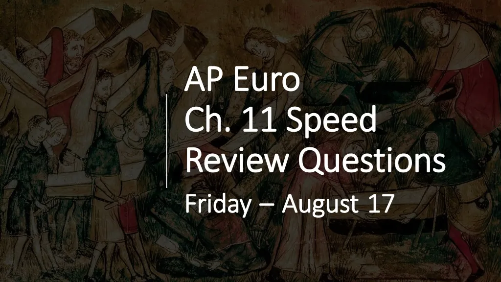 ap euro ch 11 speed review questions friday august 17