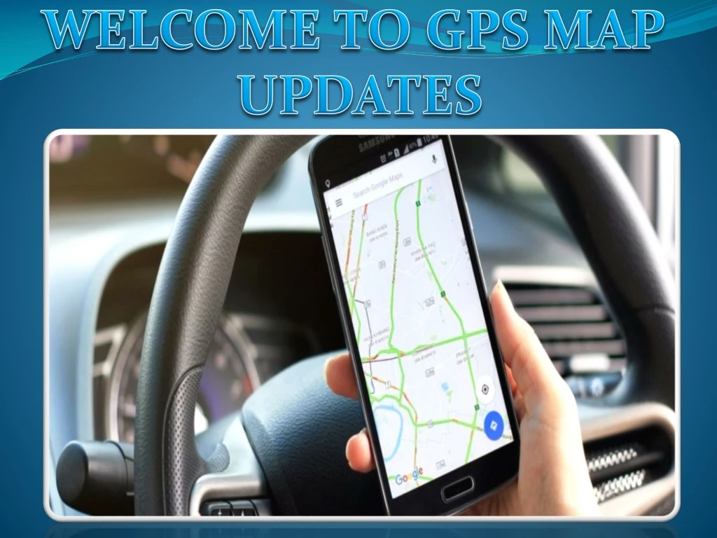 welcome to gps map updates