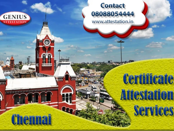Attestation services in Chennai