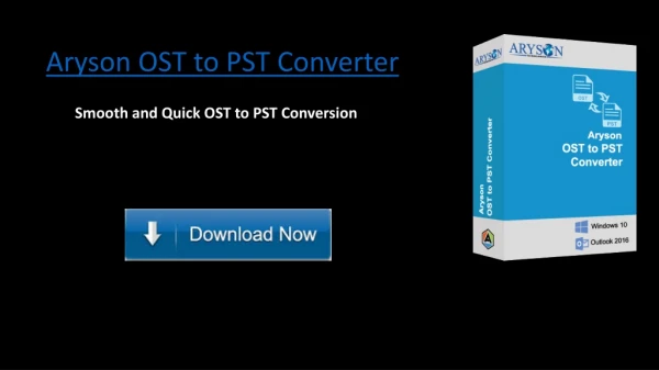 Aryson OST to PST converter