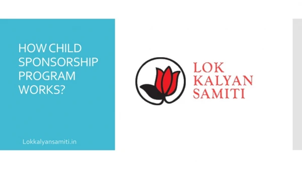 sponsor a child program at lok kalyan samiti
