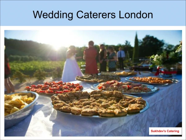 Wedding Caterers London