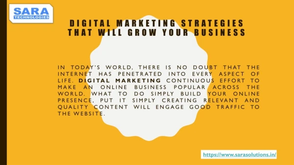 Digital Marketing Strategies That Will Grow Your Business