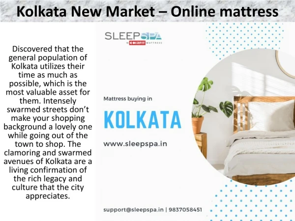 Kolkata New Market – Online mattress