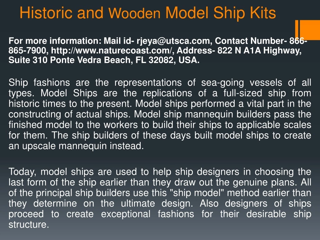 historic and wooden model ship kits