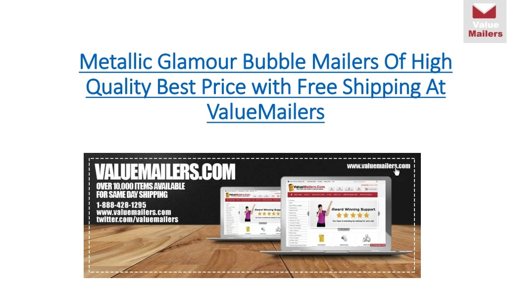 metallic glamour bubble mailers of high quality best price with free shipping at v aluemailers