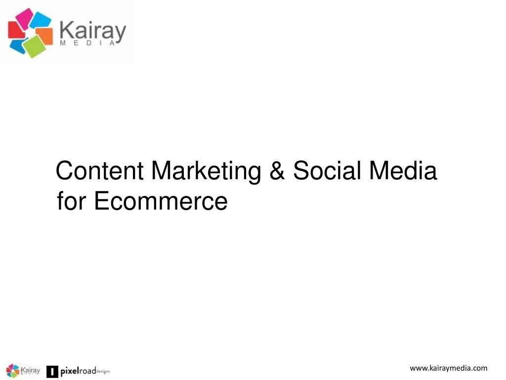 content marketing social media for ecommerce