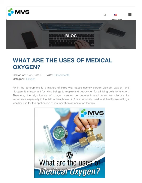 What are the Uses of Medical Oxygen?