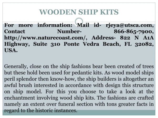 wooden ship kits