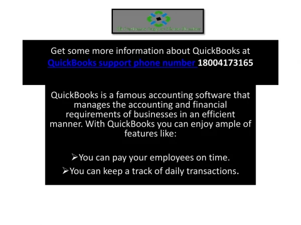 QuickBooks Support Phone Number