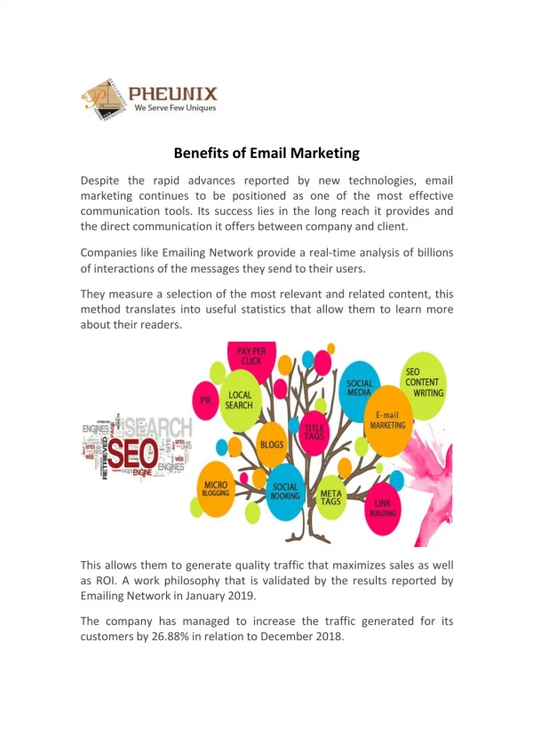 Benefits of Email Marketing