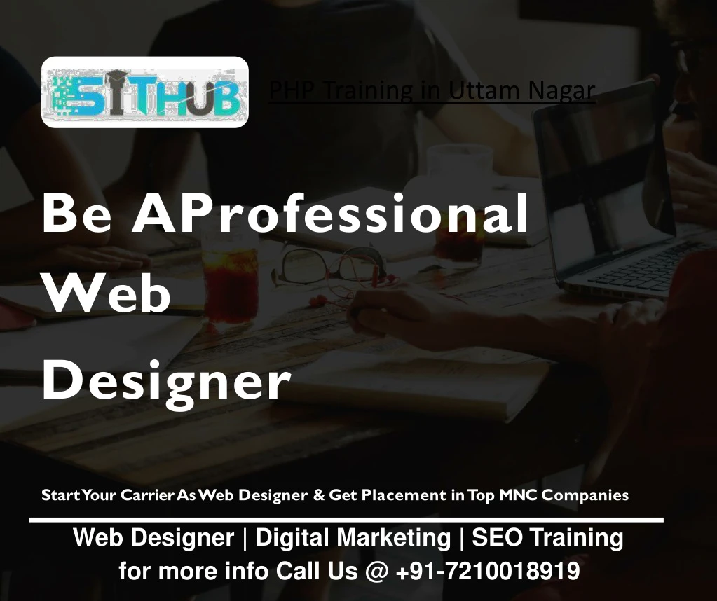 be a professional web designer