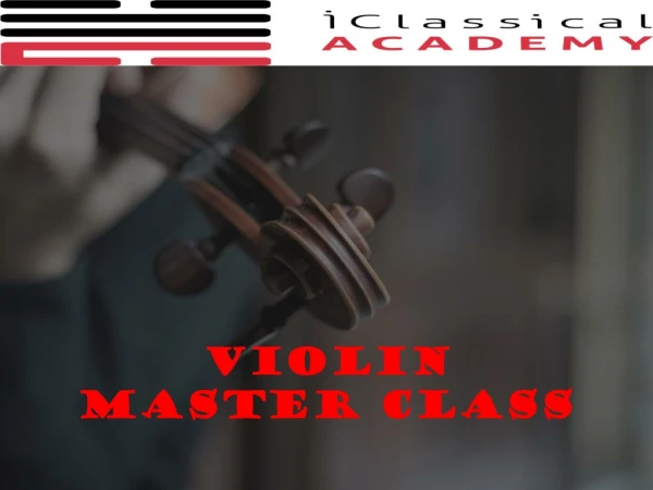 violin masterclass