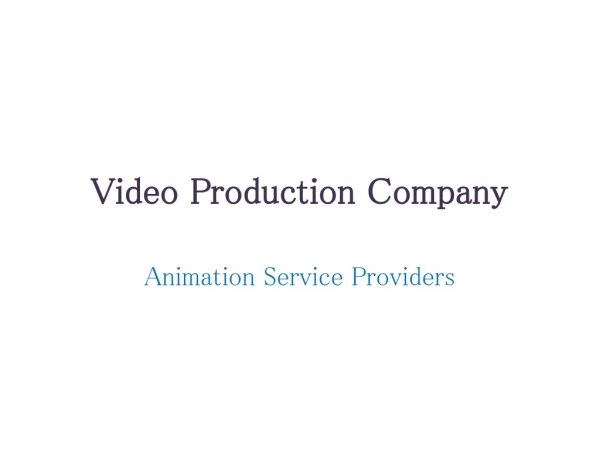 AniamtionService Provider