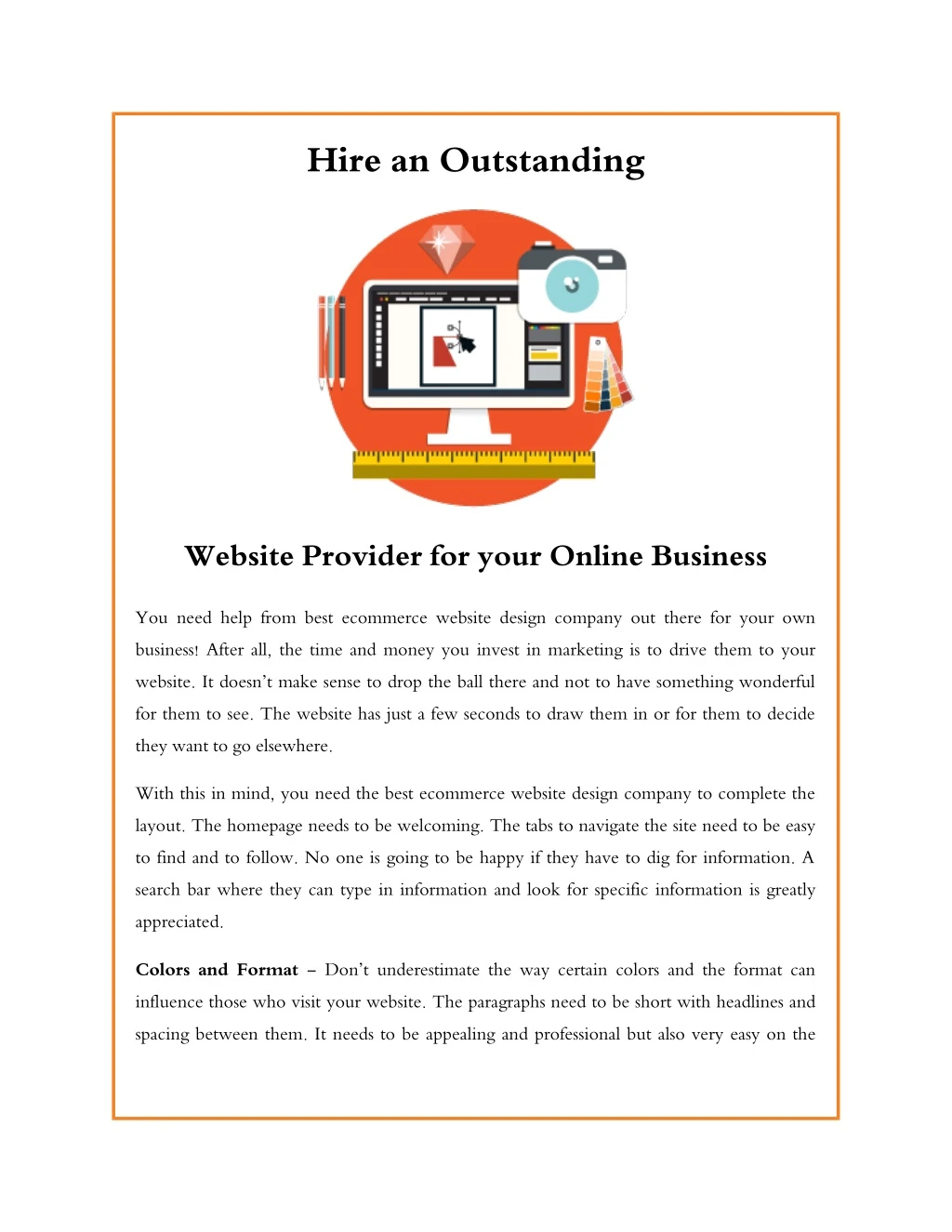 hire an outstanding