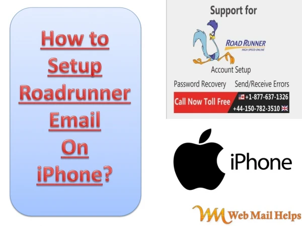 1-877-637-1326 | How to setup Roadrunner email on Iphone?