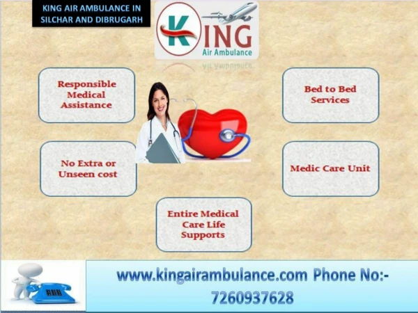 Hire the Magnificent Air Ambulance Service Dibrugarh-By King Air