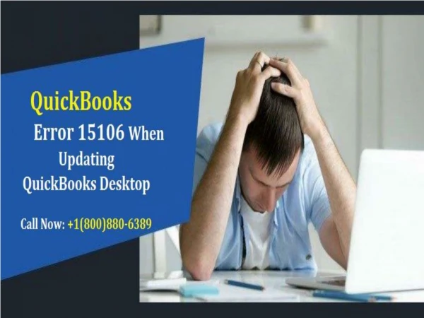 QuickBooks Error 15106 How to Resolve