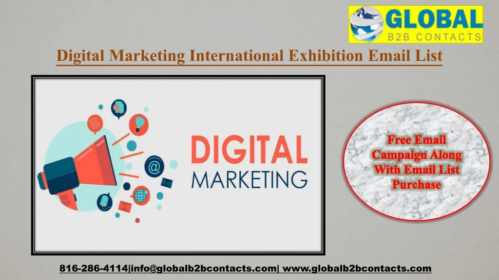 digital marketing international exhibition email