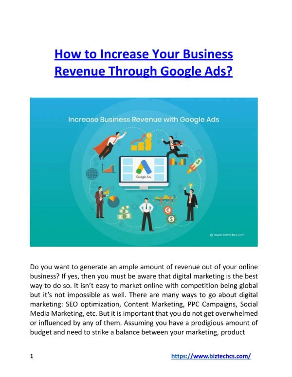 How to Increase Your Business Revenue Through Google Ads?
