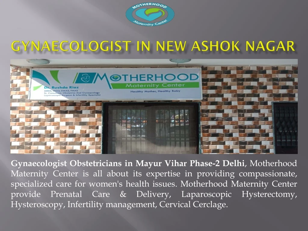 gynaecologist in new ashok nagar