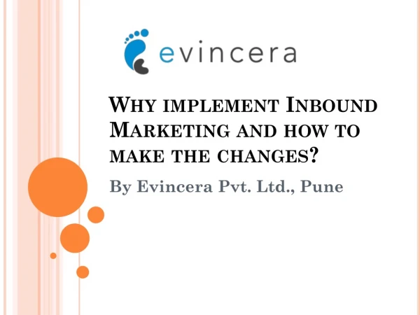 Why implement Inbound Marketing?