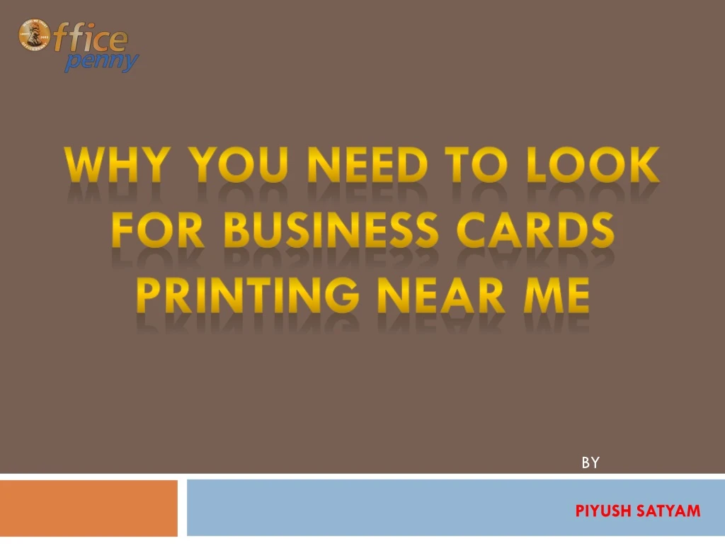 why you need to look for business cards printing