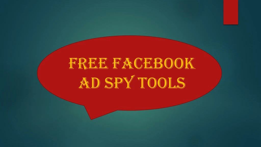 free facebook ad spy tools