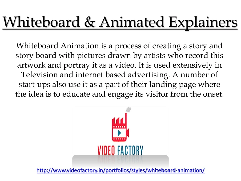 whiteboard animated explainers
