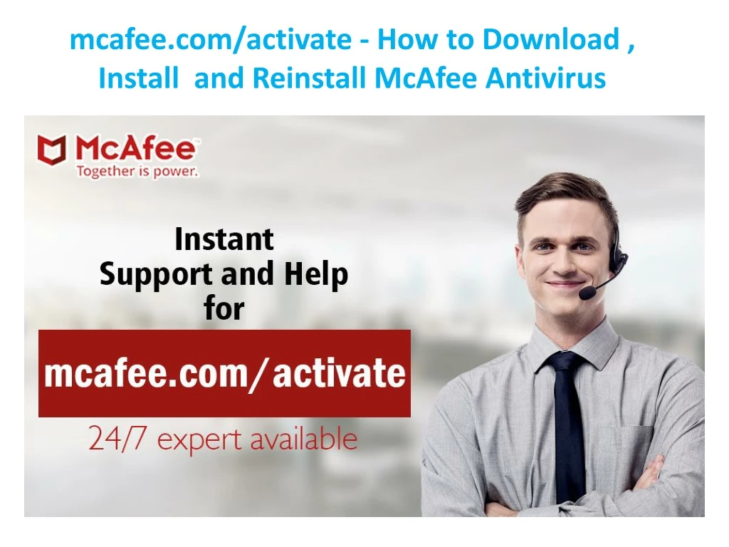 mcafee com activate how to download install and reinstall mcafee antivirus