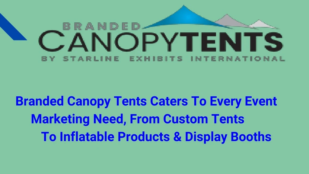 branded canopy tents caters to every event