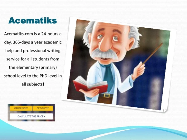 Academic Essay Writing & Assignment Writing Service UK- Acematiks