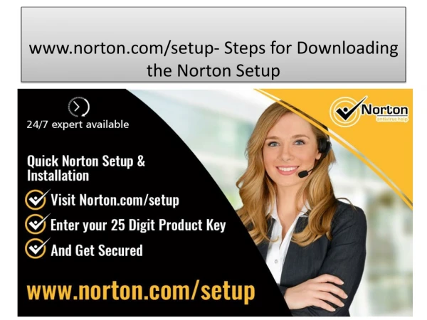 www norton com setup steps for downloading the norton setup