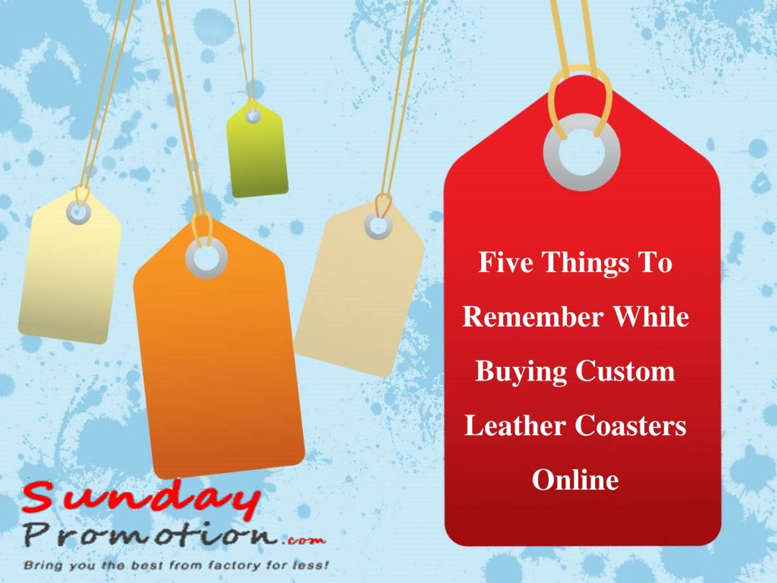 PPT - Five Things To Remember While Buying Custom Leather Coasters ...