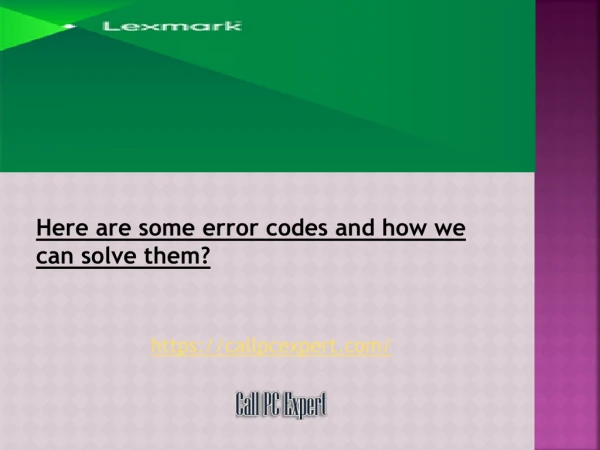 Here are some error codes and how we can solve them?