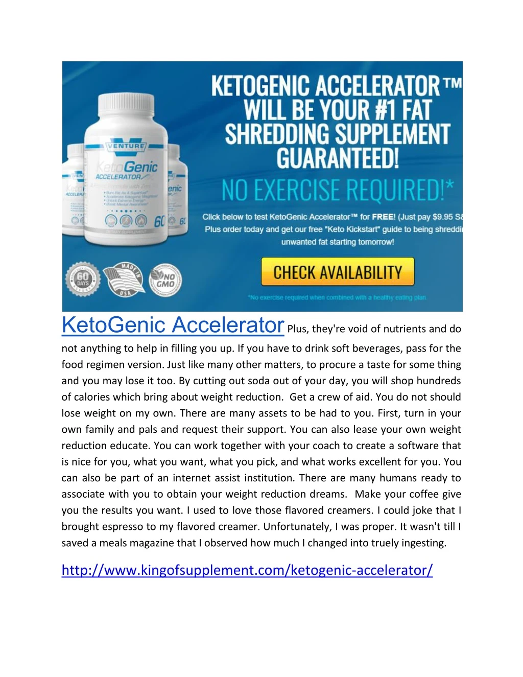 ketogenic accelerator plus they re void