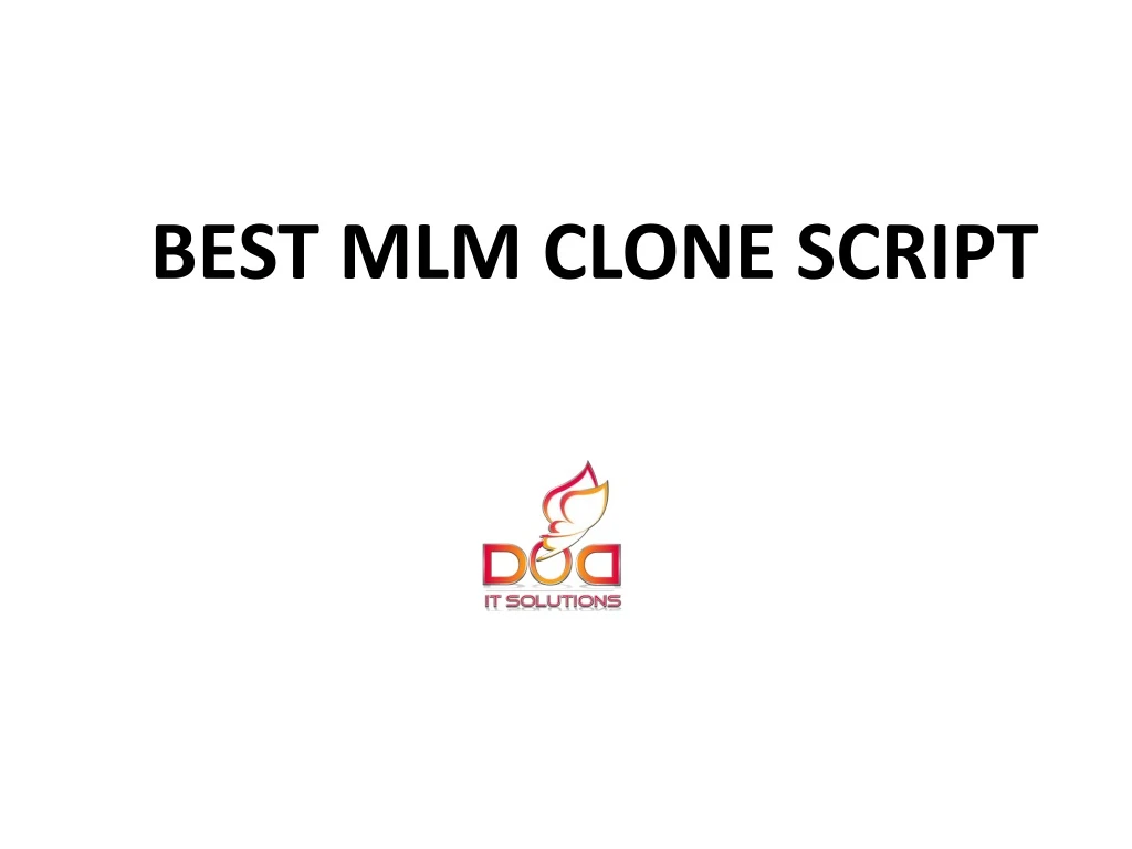 best mlm clone script