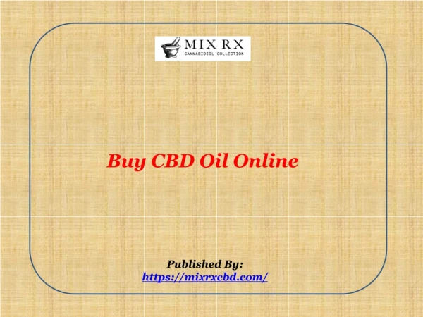 Buy CBD Oil Online