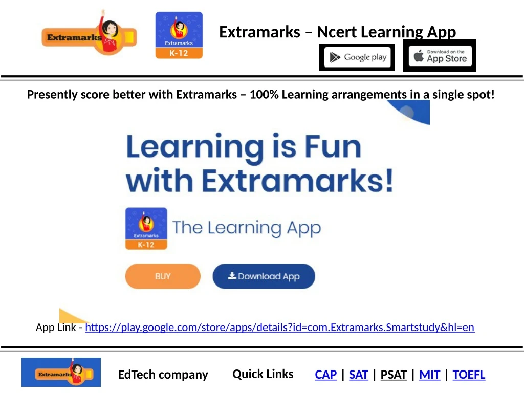 extramarks ncert learning app