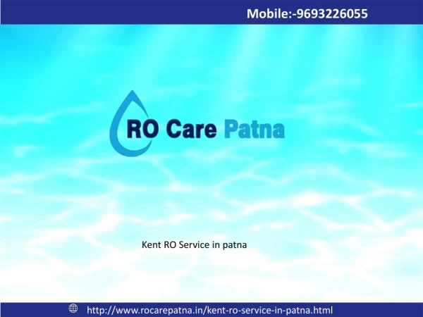 Kent RO Installation service in patna 9693226055 Kent RO Care Patna