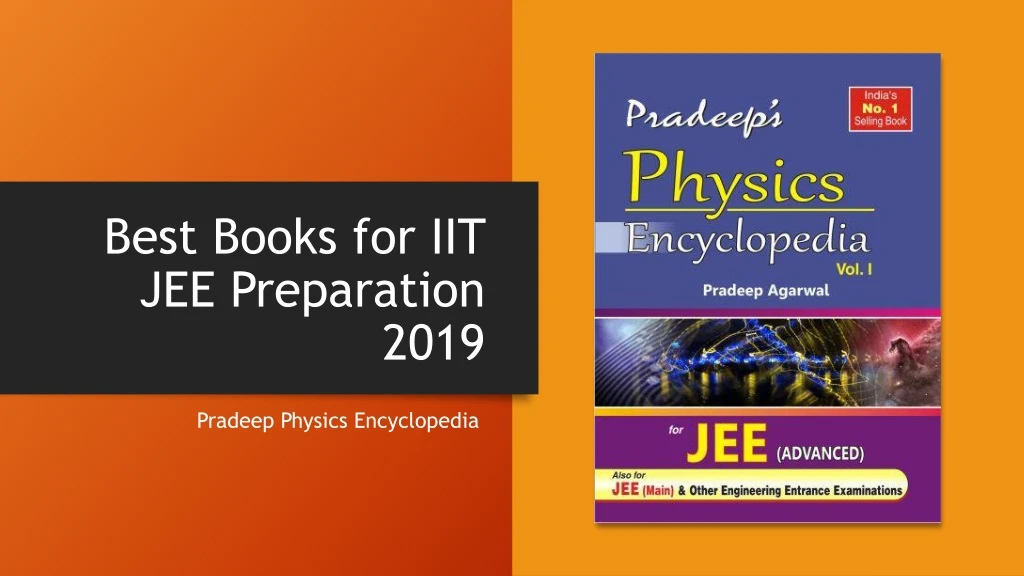 best books for iit jee preparation 2019