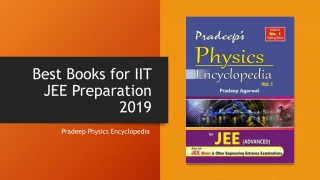 Best books for iit jee preparation 2019 - slide 1