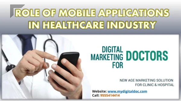 Search Engine Marketing for Doctors - Mobile App for Doctor