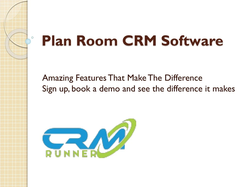 plan room crm software