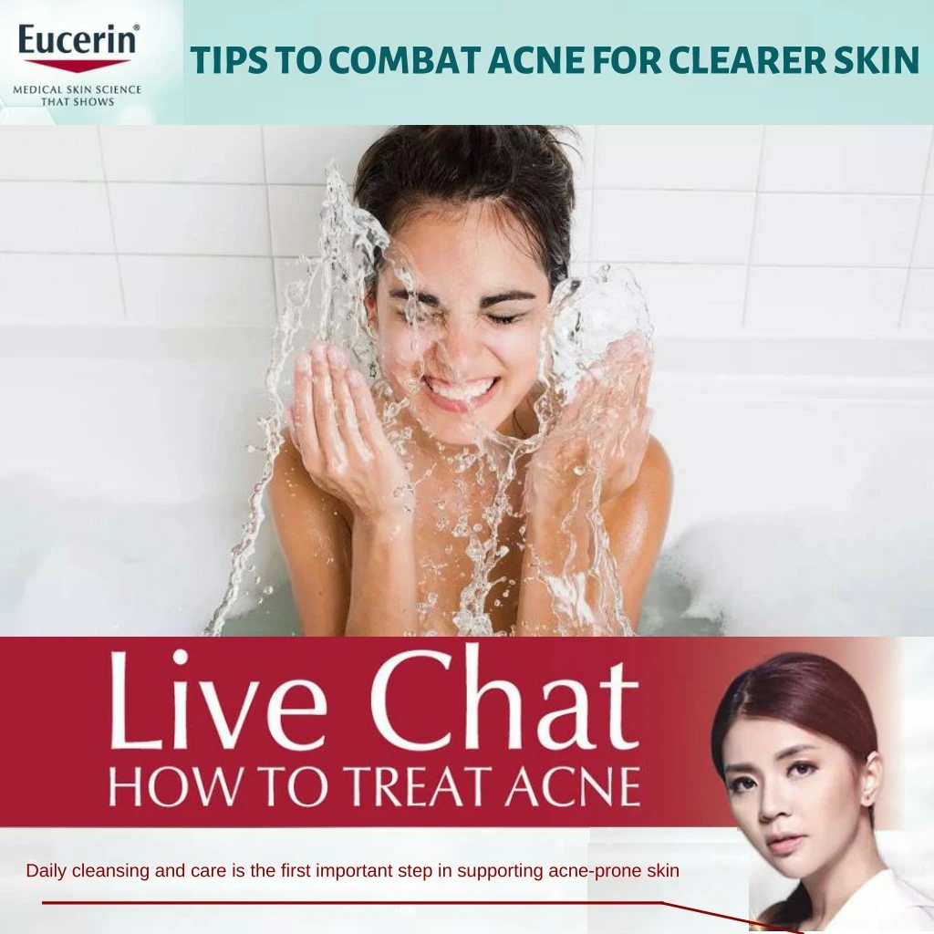 tips to combat acne for clearer skin